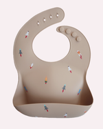 Load image into Gallery viewer, Silicone Baby Bib (Printed)
