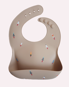 Silicone Baby Bib (Printed)