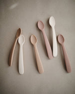 Load image into Gallery viewer, Mushie Silicone Feeding Spoons (2-pack)
