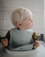 Load image into Gallery viewer, Silicone Baby Bib (Printed)
