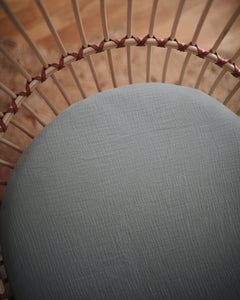 Muslin crib sheets (Roman Green)
