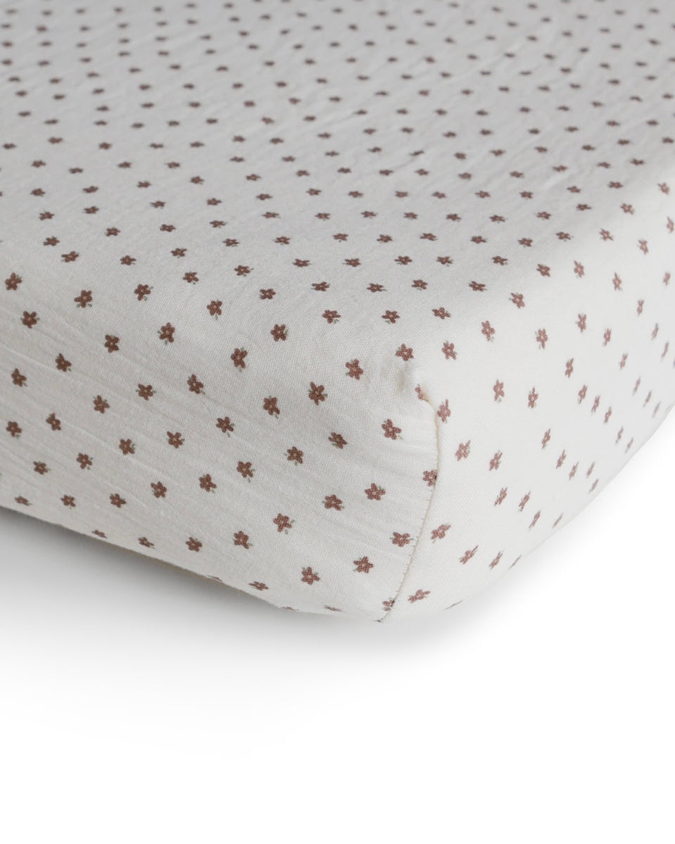 Mushie crib sheets (Bloom)
