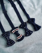 Load image into Gallery viewer, Knitted bow tie
