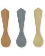 Load image into Gallery viewer, 3 pack silicone shell spoon
