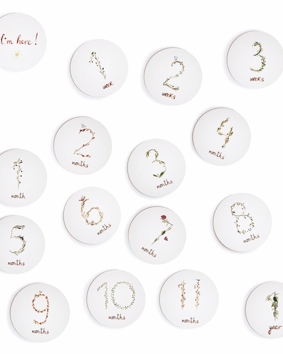 Mushie Milestone Cards