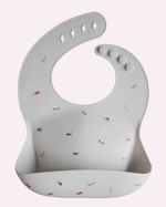 Load image into Gallery viewer, Silicone Baby Bib (Printed)
